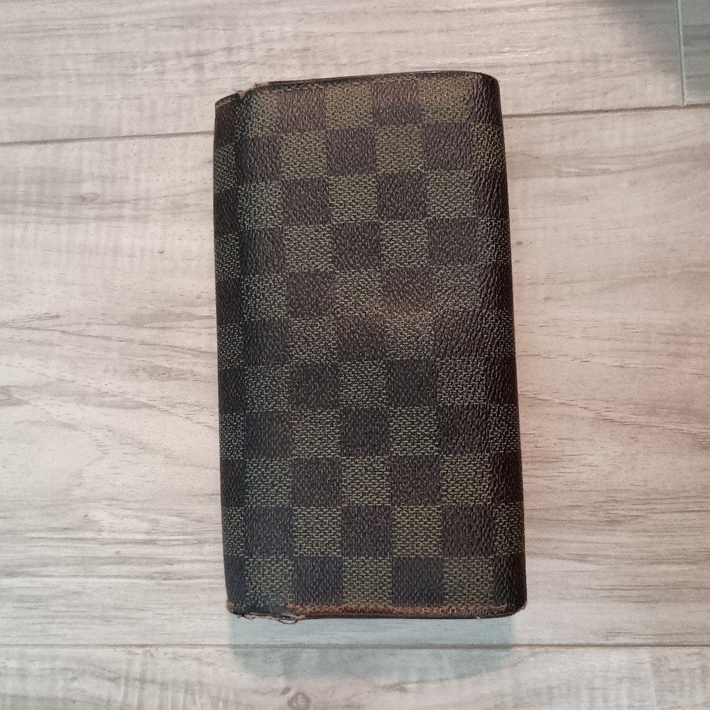 Louis Vuitton Authentic Damier Ebene Canvas Long Wallet - Picture 4 of 14
